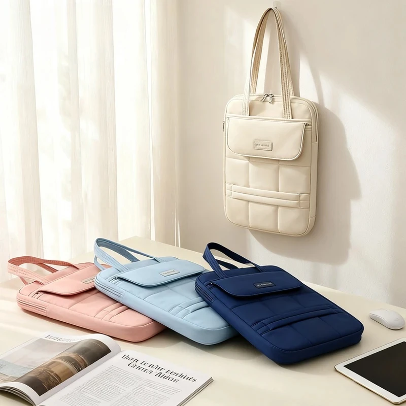 حقيبة كتف جديدة للكمبيوتر المحمول متعددة الأغراض حقيبة حمل بسيطة للركاب IPad حقيبة واقية حقيبة يد للسفر التجاري #1