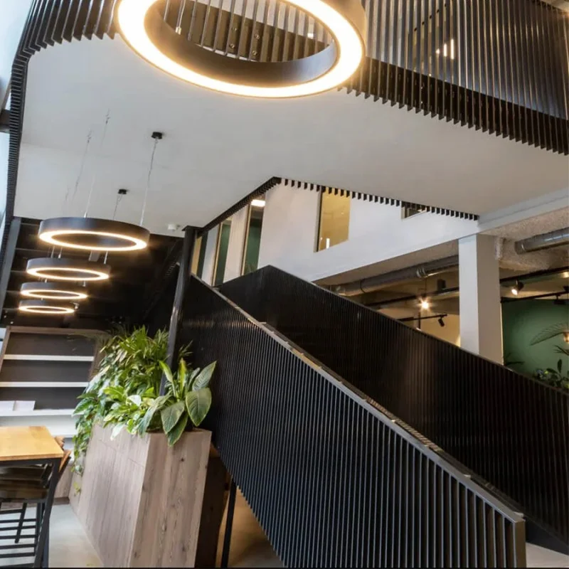 custom.LED Light Glass Staircase Cantilever Steel Stairs Floating Staircase Modern Style Indoor Wood Tread Straight Stringer Sta
