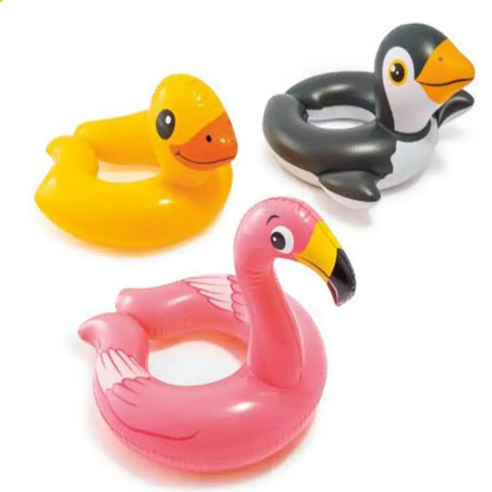 Juguetes de piscina de PVC de varios estilos, flotadores de piscina de cisne, pato, Animal, pingüino, Círculo de natación, nuevo