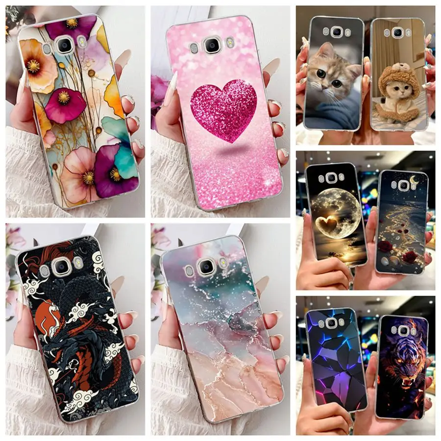 For Samsung J3 2016 Case J320F Silicon New Style Back Cover Phone Case For Samsung Galaxy J7  J 5 2016 J510F Soft Bumber Funda