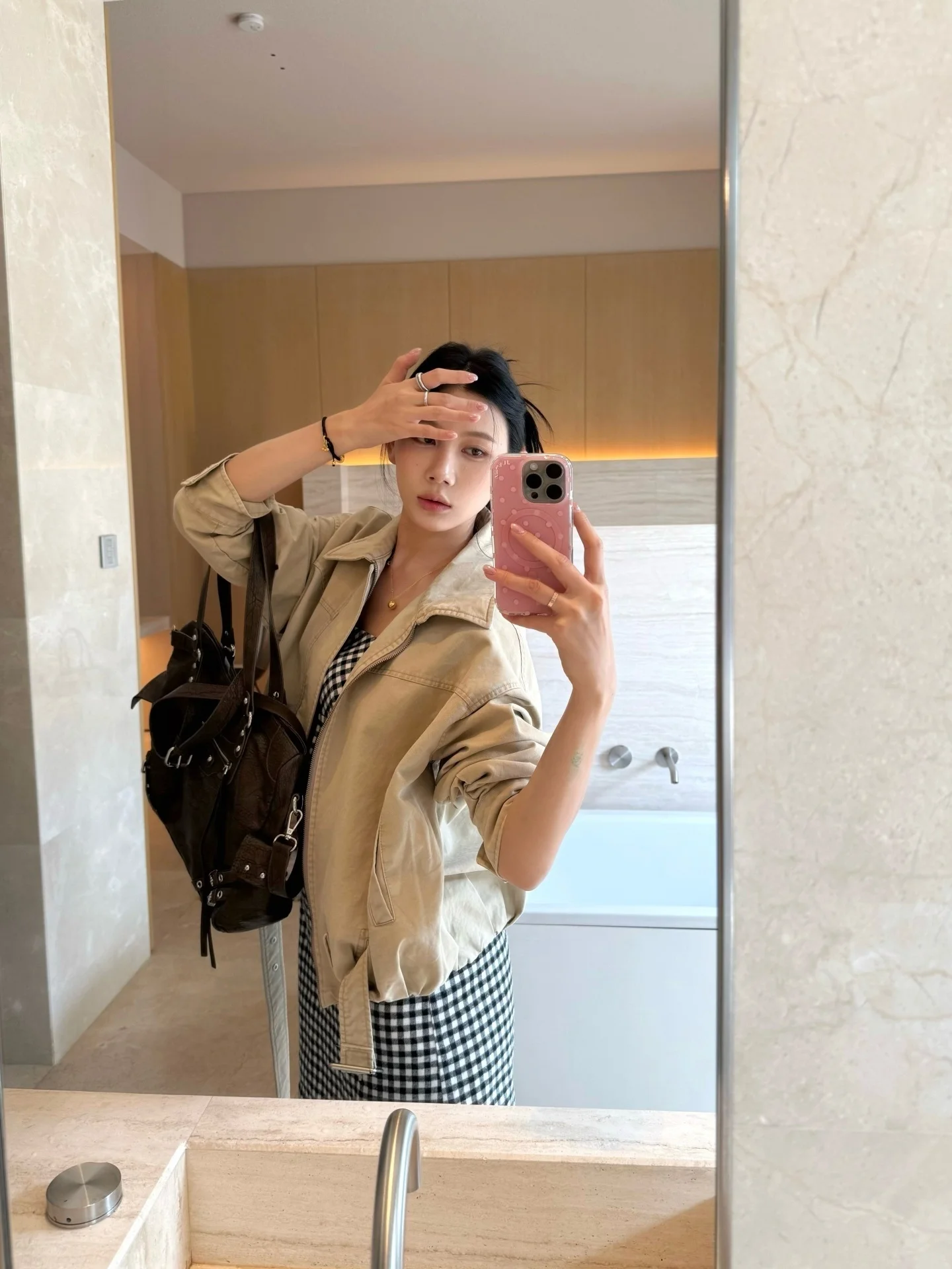 

I Color ort Jaet Женская корейская осенняя верхняя одежда из 00% хлопка, теплая свободная посадка на молнии, повседневная рабочая одежда