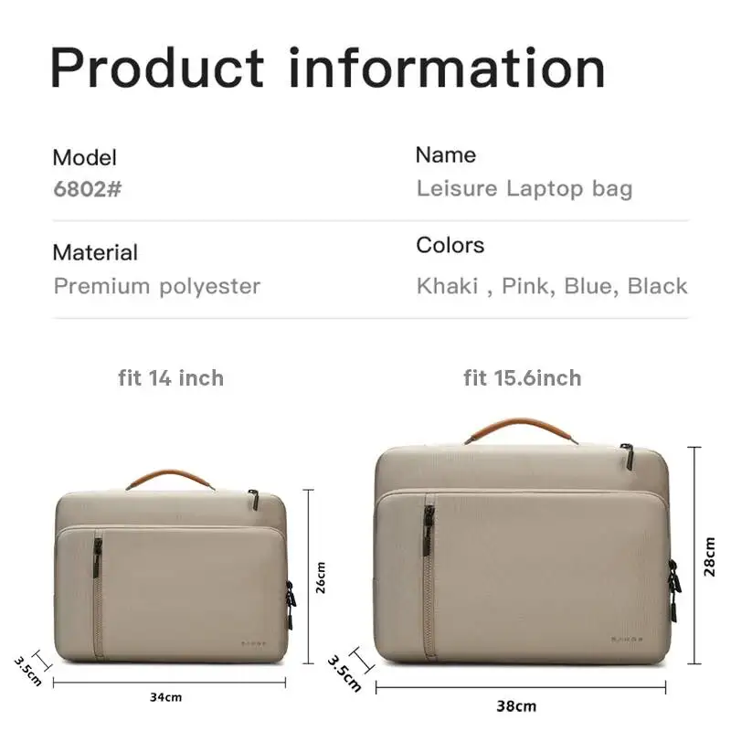 OUIO Oxford Shockproof Crossbody Laptop Bag With Adjustable Handle For MacBookAir13/MateBook14/Xiaoxin16Pro/Apple/Huawei/Lenovo