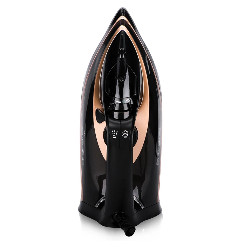 مكواة البخار الكهربائية الأجهزة المنزلية المحمولة القماش الحديد للملابس لوحة سيراميك بخار كبير 2200 واط للمنزل