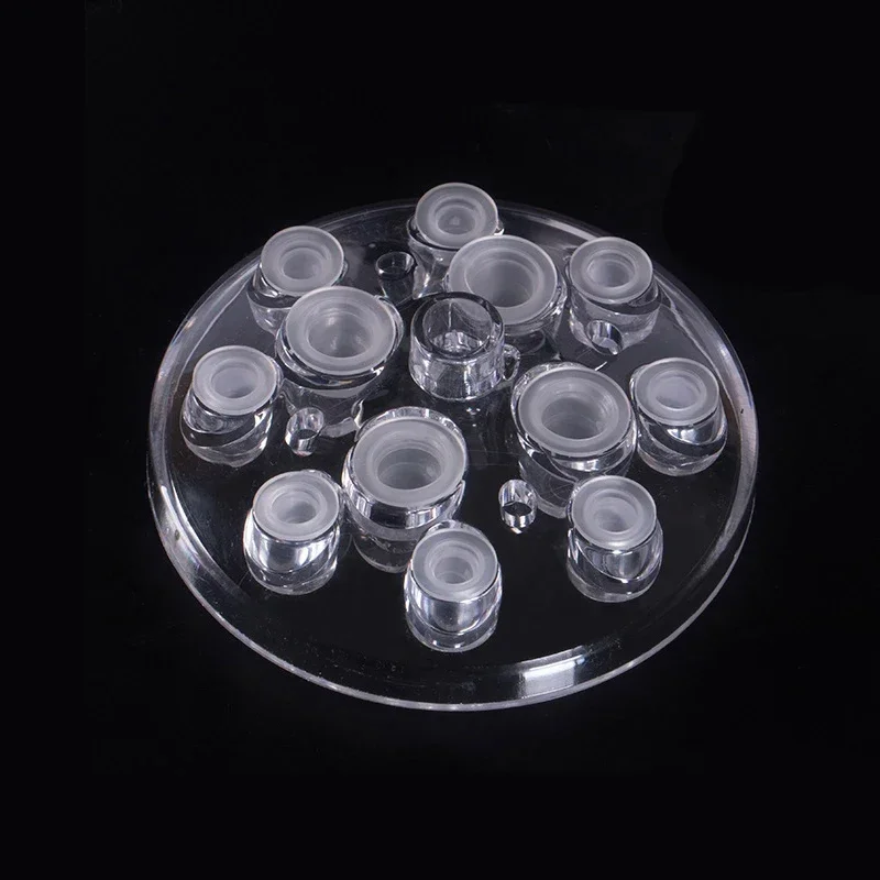 4 type Acrylic Tattoo Ink Cup Stand Holder Permanent Makeup Microblading Pigment Tattoo Storage Caps