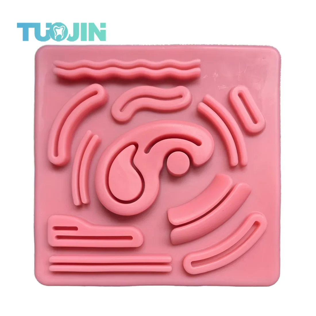 

Skin Suture Training Model Laparoscopic Simulation Stitching Module 3D Silicone Reusable for Suture Training To Medical Student