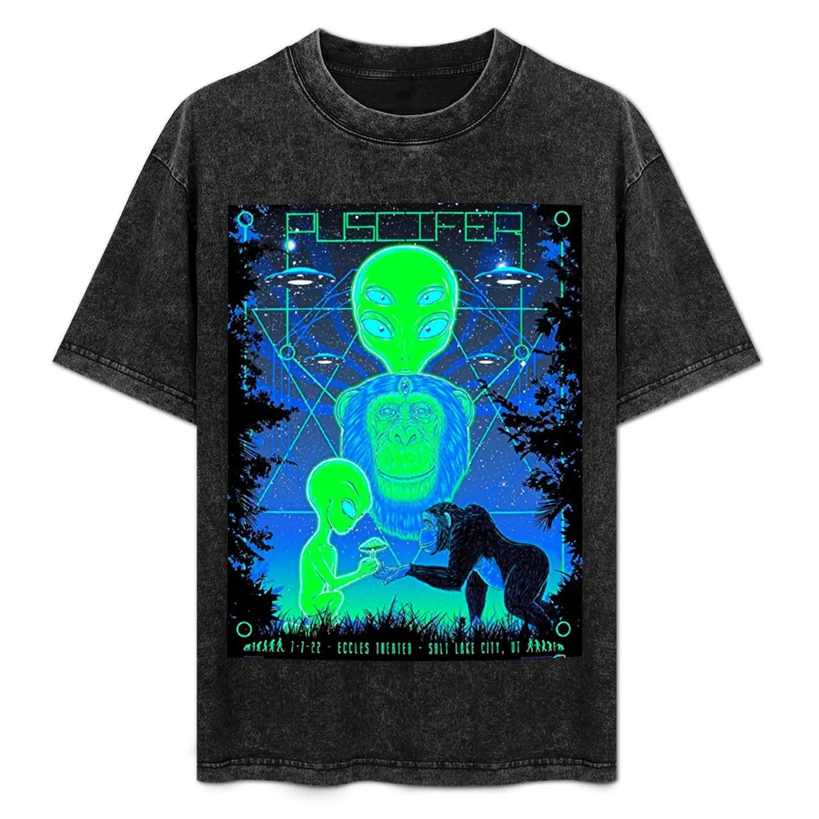 

Puscifer evolution2022 tour poster T-Shirt Basic Short Sleeve T-Shirt for Men