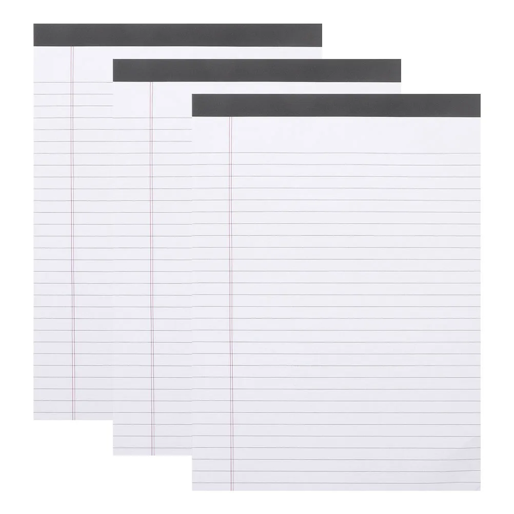 3개입 떼어내는 메모지 A4 휴대용 줄노트 두꺼운 줄지 노트 학생용 사무용 회의 노트용 줄지 노트