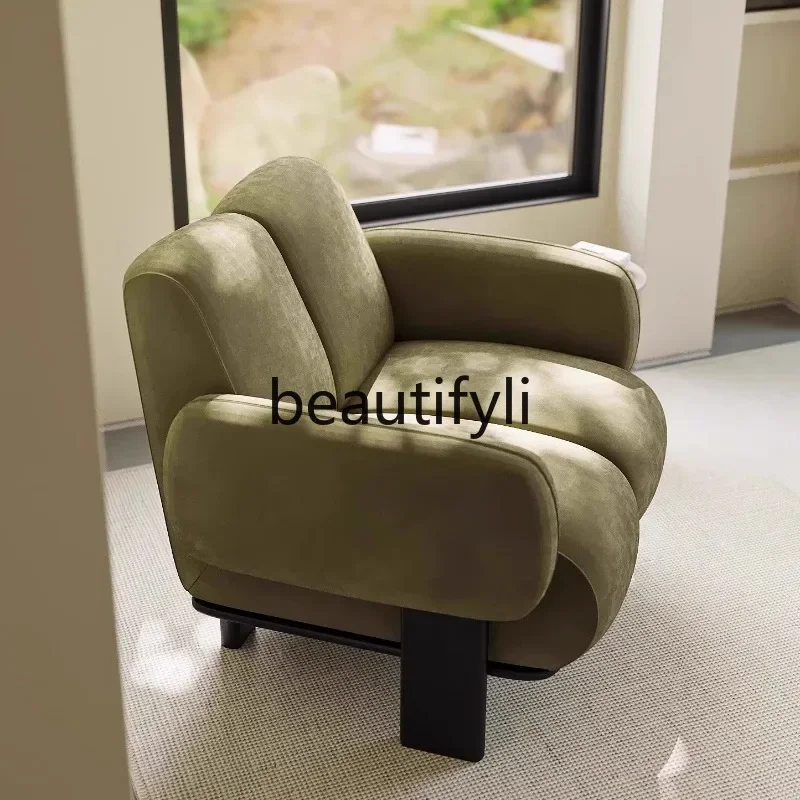 

B6 French retro koala leisure chair size apartment living room balcony bedroom simple single sofa chair