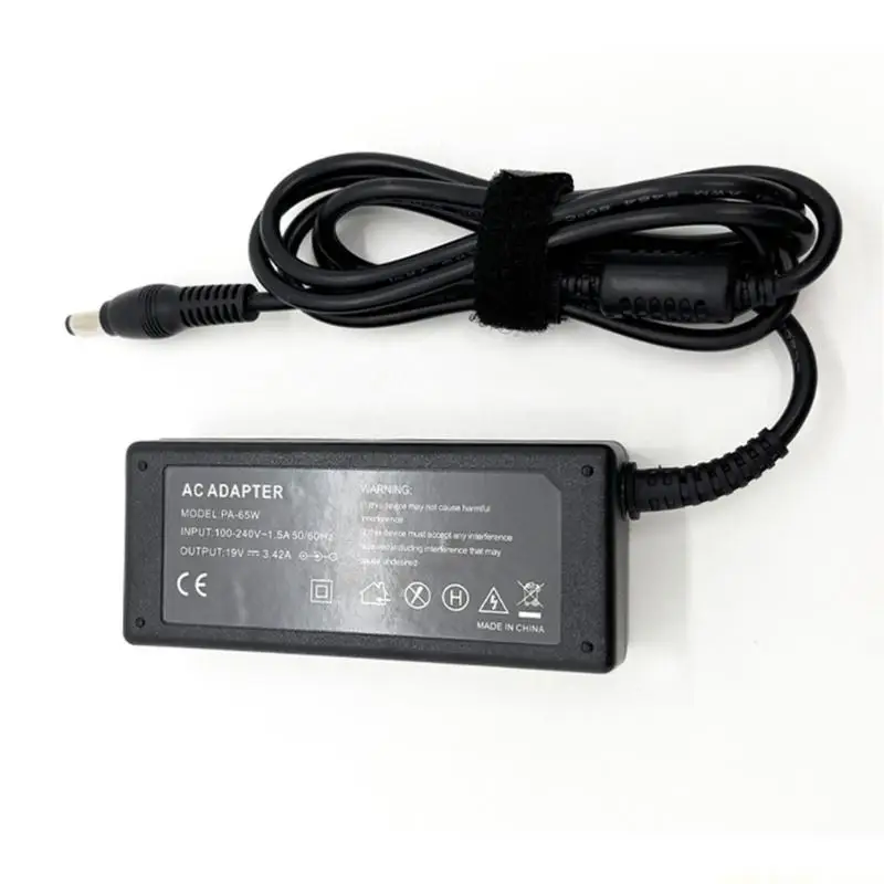 19V 3.42A 65W Universal Laptop Charging Adapter With 34 Interchangeable Tips Replacement for Laptop Monitor Accessories