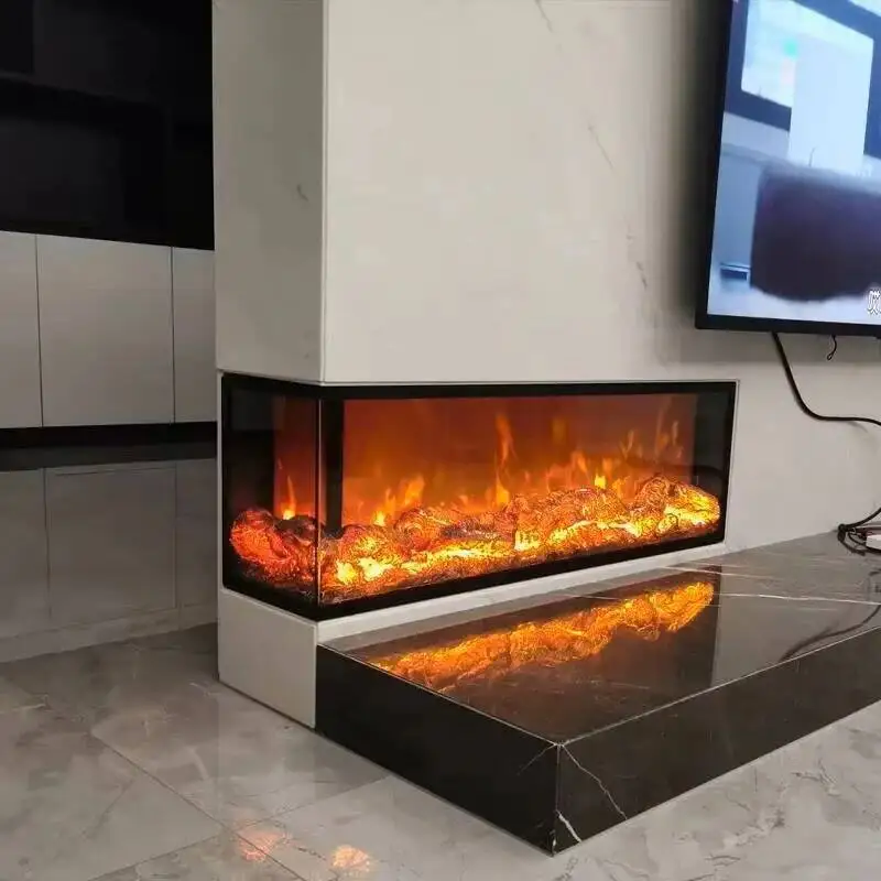 Fireplace Living Room Decoration home Entrance European Simple Corner Tv Stand Background Wall Embedded Fireplaces Fireplace