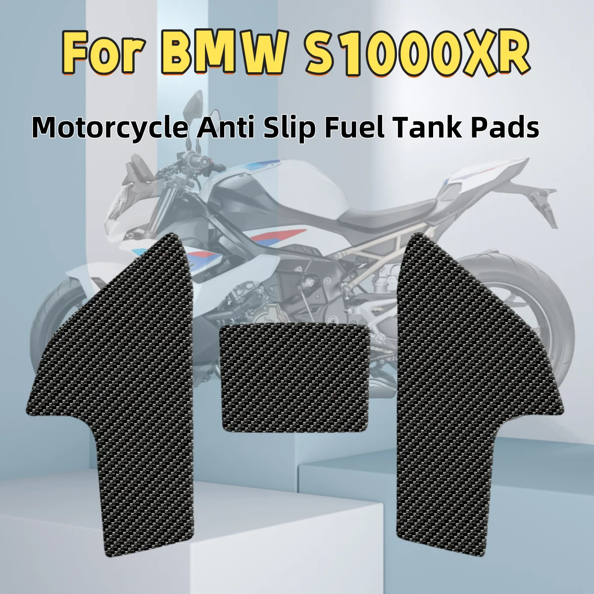 

motorcycle anti slip tank pad sticker pad side gas knee grip protector For BMW S1000XR customize 2019 2018 2017 2016