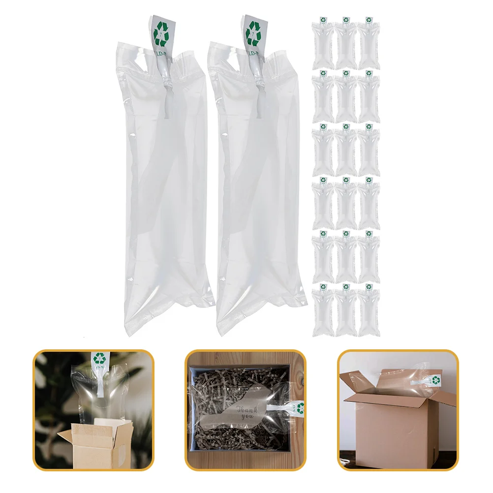 100 Pcs Anti-pressure Inflatable Bag Bags Anti-collision Air Pouch Pillow Pillows Packaging Delivery Pe Film Cushions
