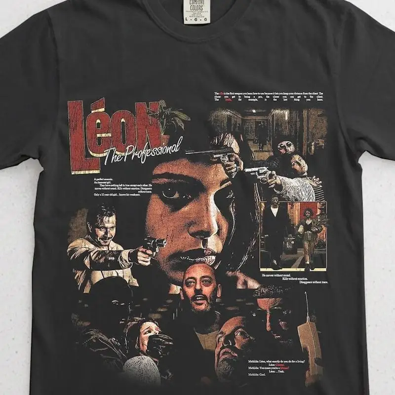 Leon The Professional Retro Movie Graphic Tee T-Shirt