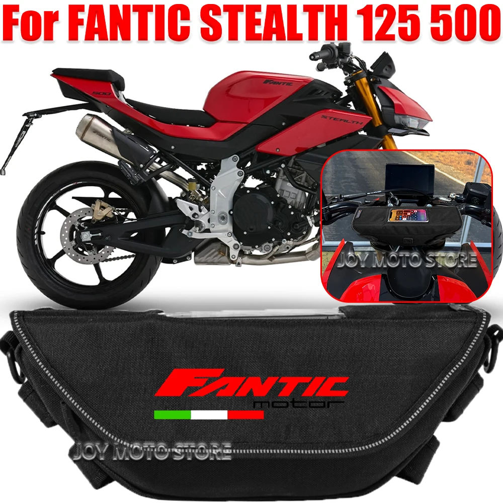 

For Fantic Stealth 125 500 Motorcycle accessories tools bag Waterproof And Dustproof Convenient travel handlebar bag
