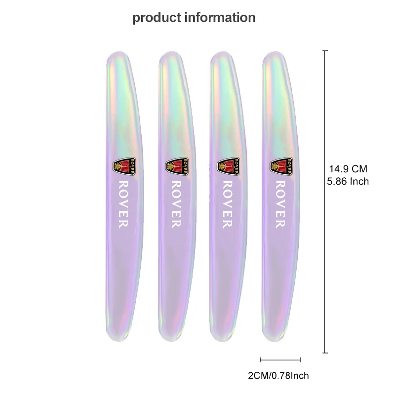 Reflective Colorful Laser Anti-scratch Car Stickers Door Edge Protector For Rover 75 45 25 200 400 mars Tourer TF Metro P5