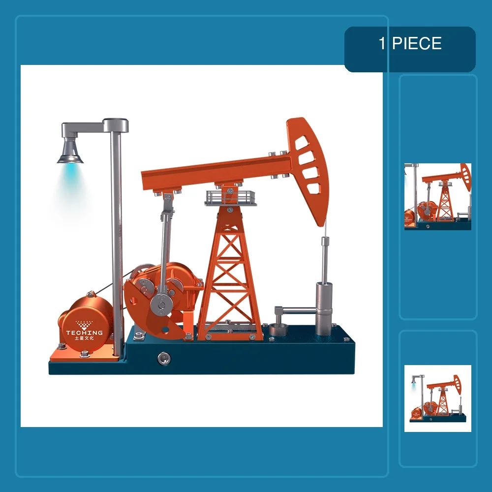 Metal assembly simulation model of Chinese electric oil field pumping unit oil extraction machine kowtow machine