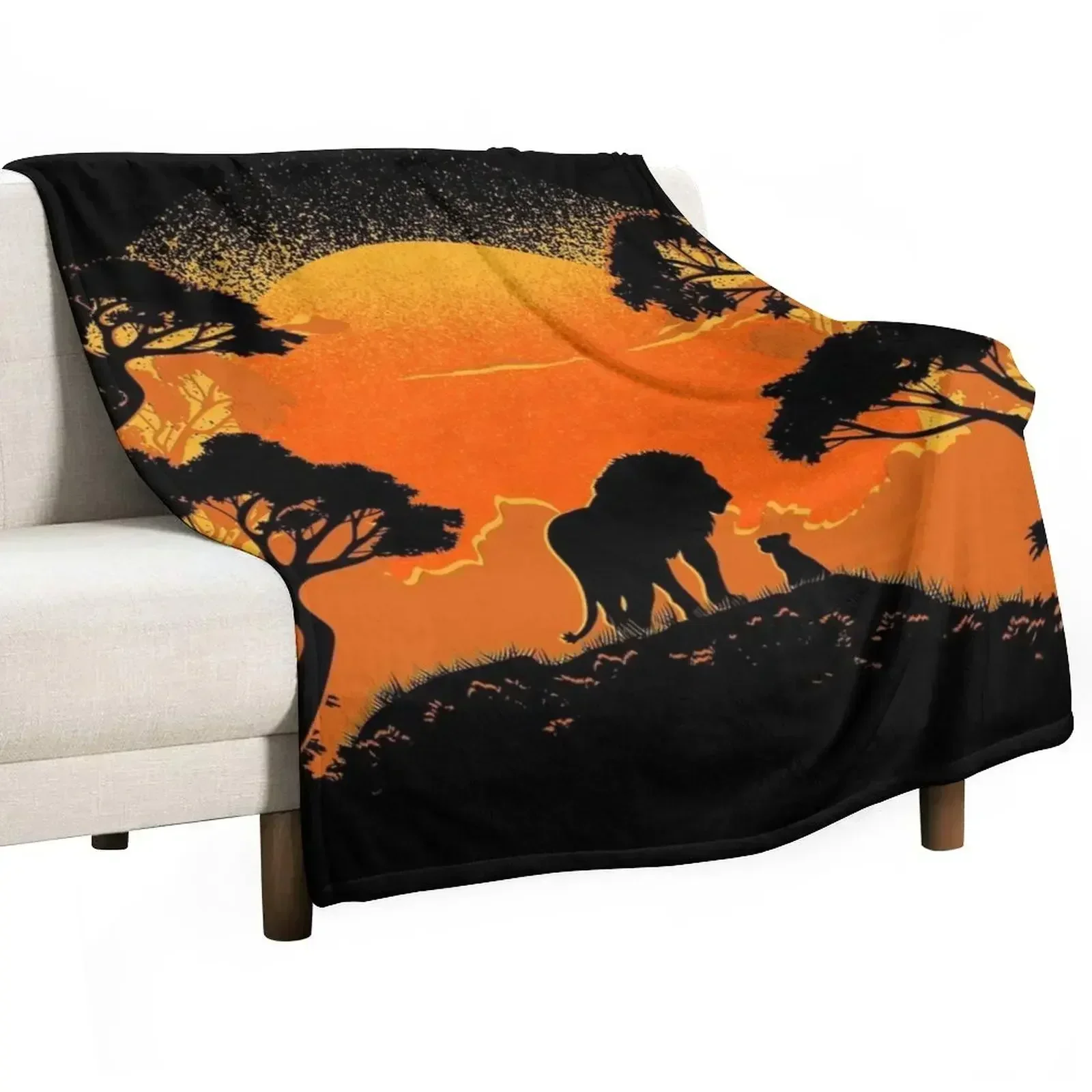 Father and Son Throw Blanket Decorative Throw Multi-Purpose Comforter Luxury Brand Decorative Sofa warm for winter Blankets