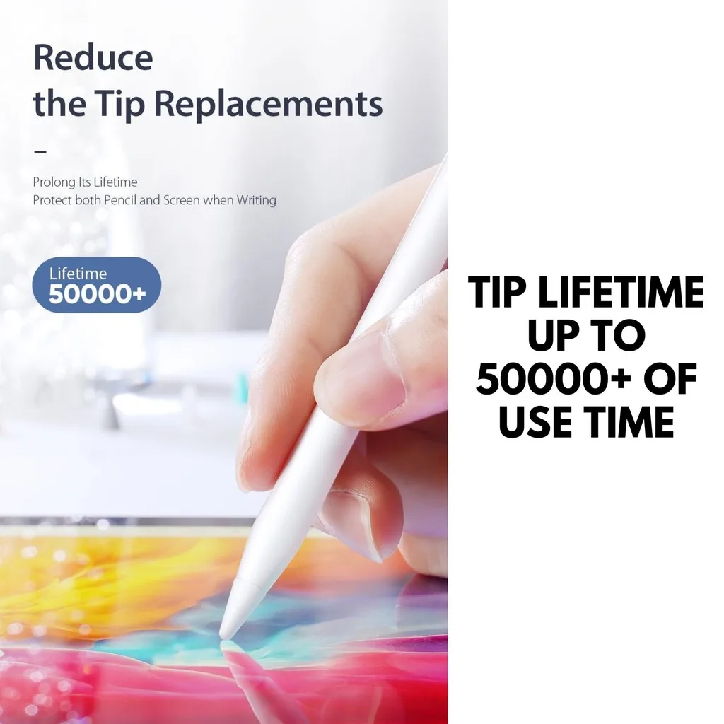 【Fast Ship】5Pcs Pencil Tip Case Compatible For App Pencil Gen 1/2 Tip Case Cover Stylus Pen Nib Sleeve Silicone Protector