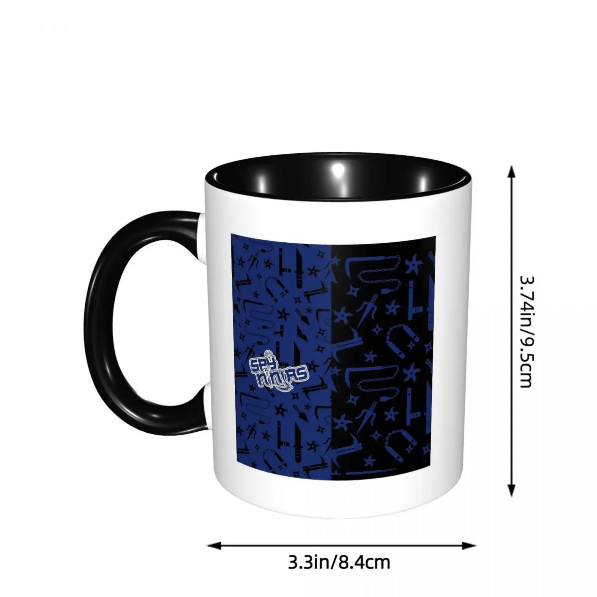 Fantastic Spy Ninja Mug Funny Ceramic Coffee Cups Tea Mugs Milk Cup Drinkware Gift for Friends