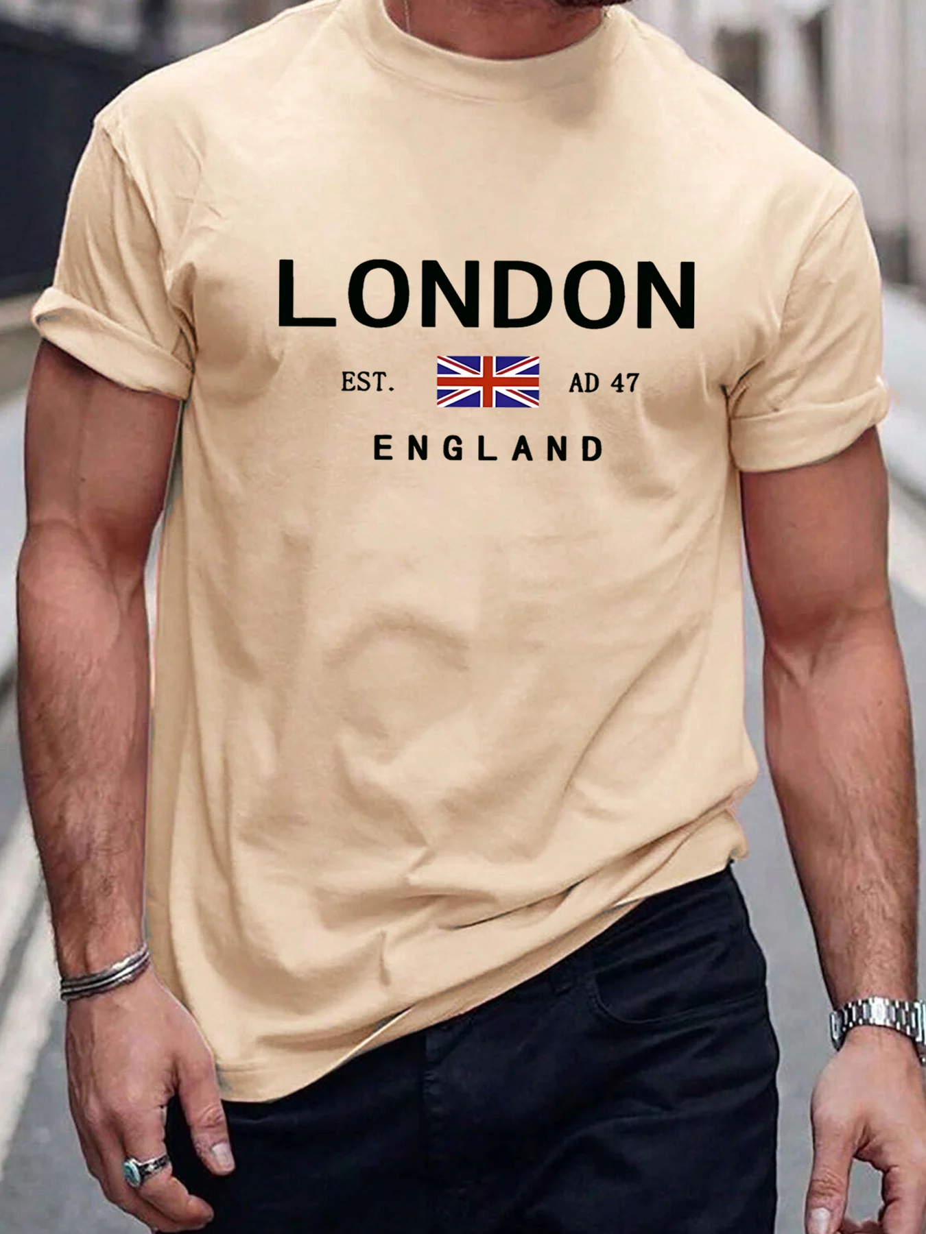 London ENGLAND Print Herren Da – Street Fashion In London Bewertung und Preis