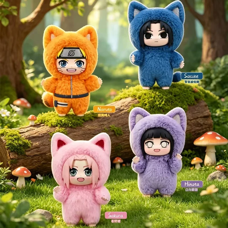 New Eaki Naruto Shippuden Cat Paradise Series Blind Box Vol.3 Cute Plush Surprise Gift Fans Collection Trendy Toys - view 2