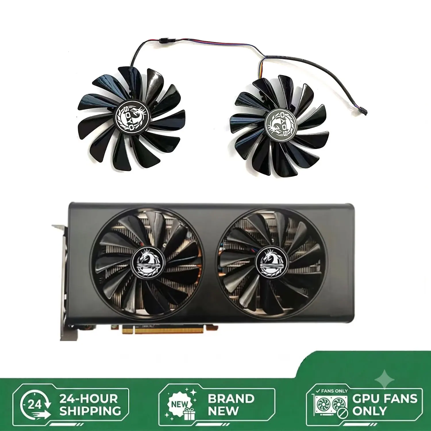 NEW Suitable for SOYO AMD Radeon RX5700 8G GDDR6 graphics card CF1010U12S 95MM 4PIN