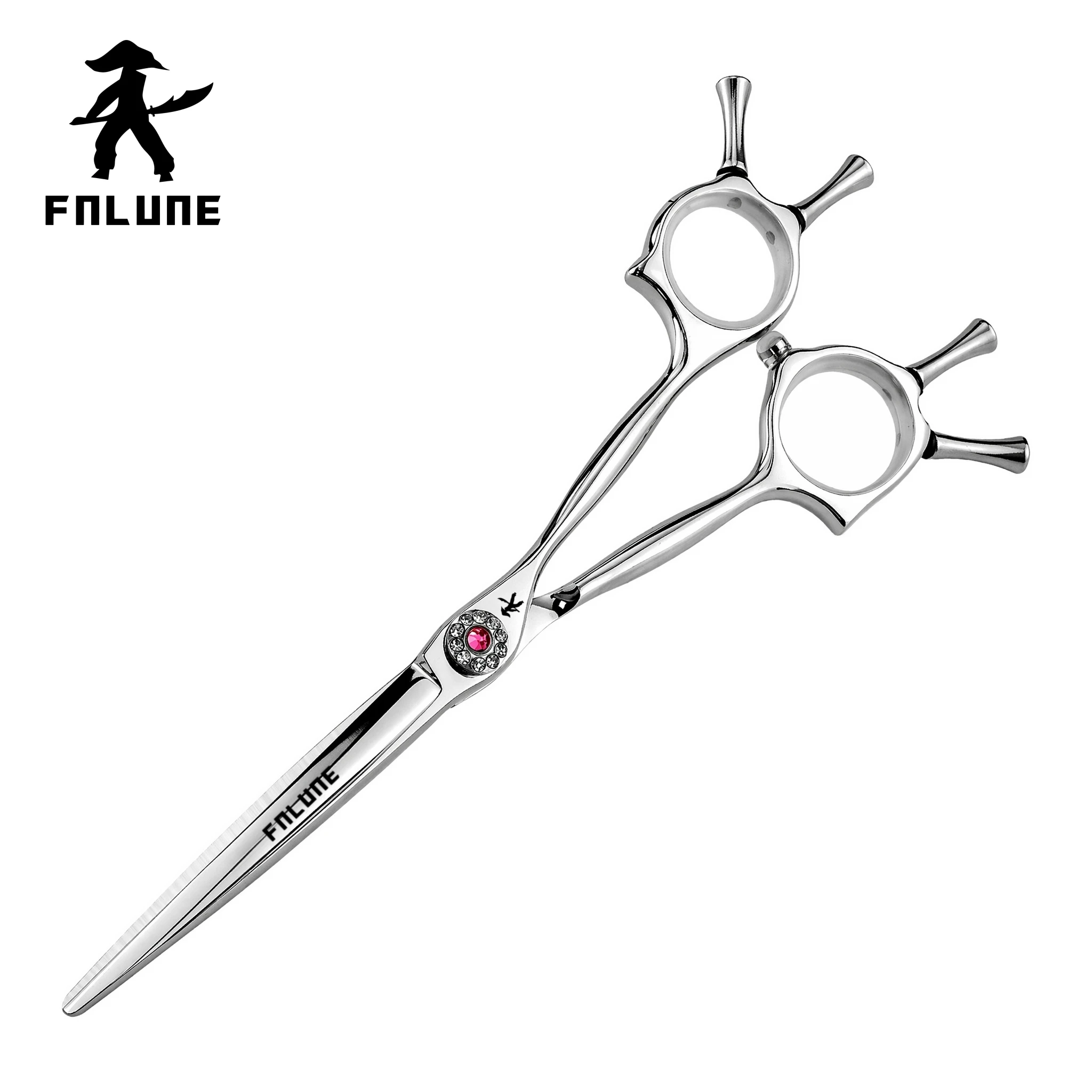 

FnLune 6.0 Professional Hair Cutting Scissors SG-2 Powder Steel Shears Straight Scissors Double Tail Hairdressing Barber Scissor