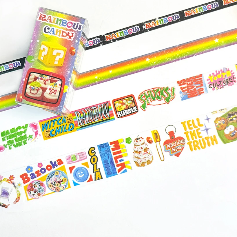 

Washi Tapes Korean Stationery 4 Rolls Masking Tape Journaling Materials Scrapbooking Supplies Diary Decoration Washi Tape Set