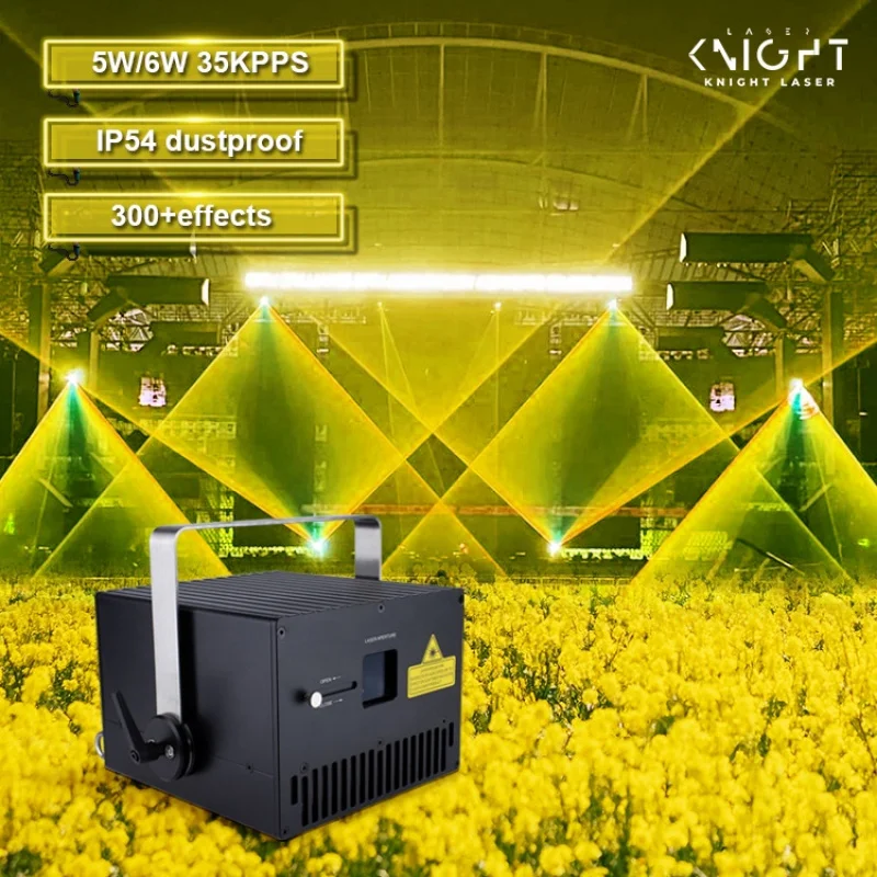 

Knight 5w High Quality Rgb Full Color Animation Laser Light for Disco