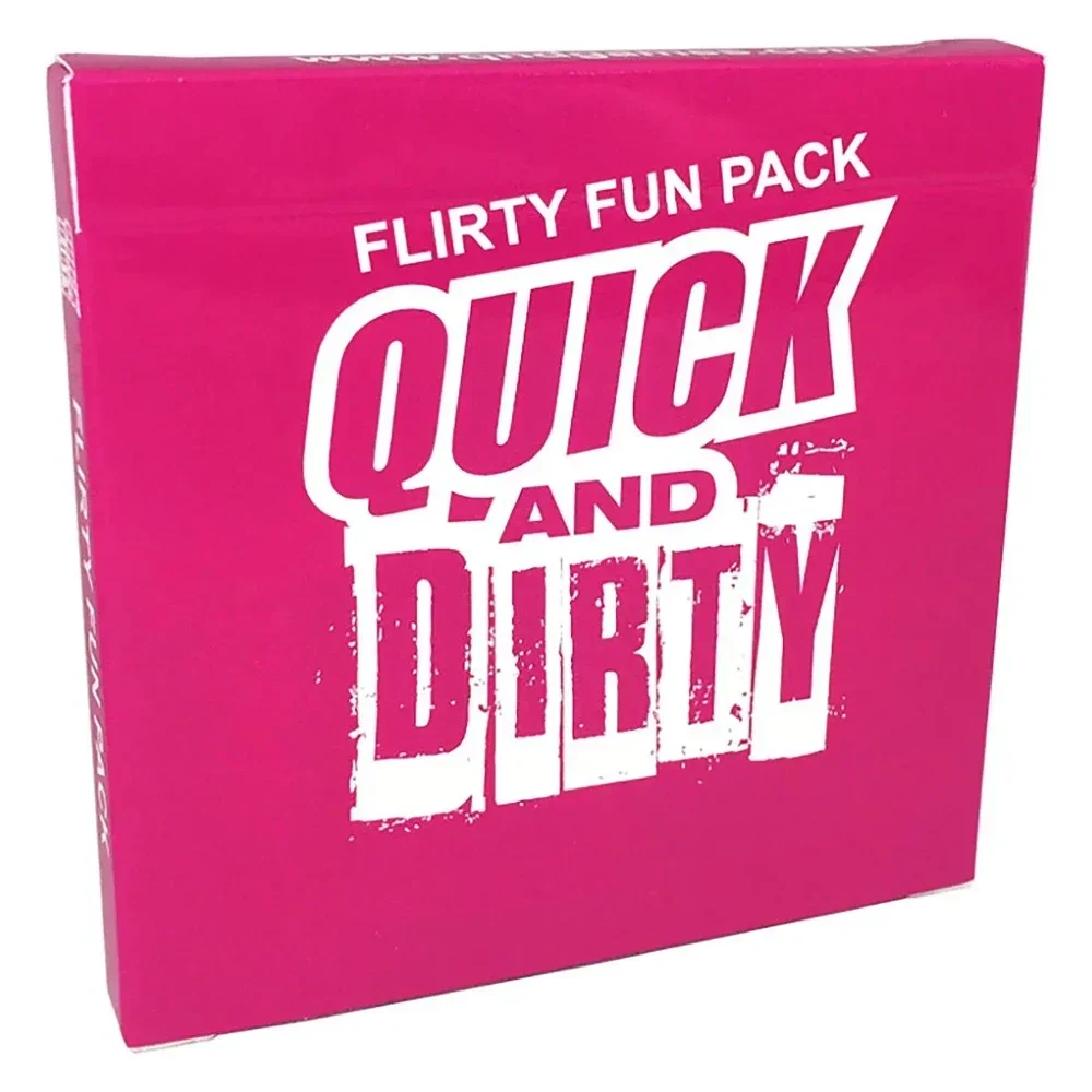 English Version Quick And Dirty Quick And Dirty An Offensive Fun Party Game Game Cards Camping Party Game Crazy Quiz Cards