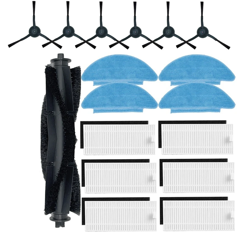 

A67P-Accessories For Tikom L9000 Spare Parts Accessories Main Side Brush Hepa Filter Mop