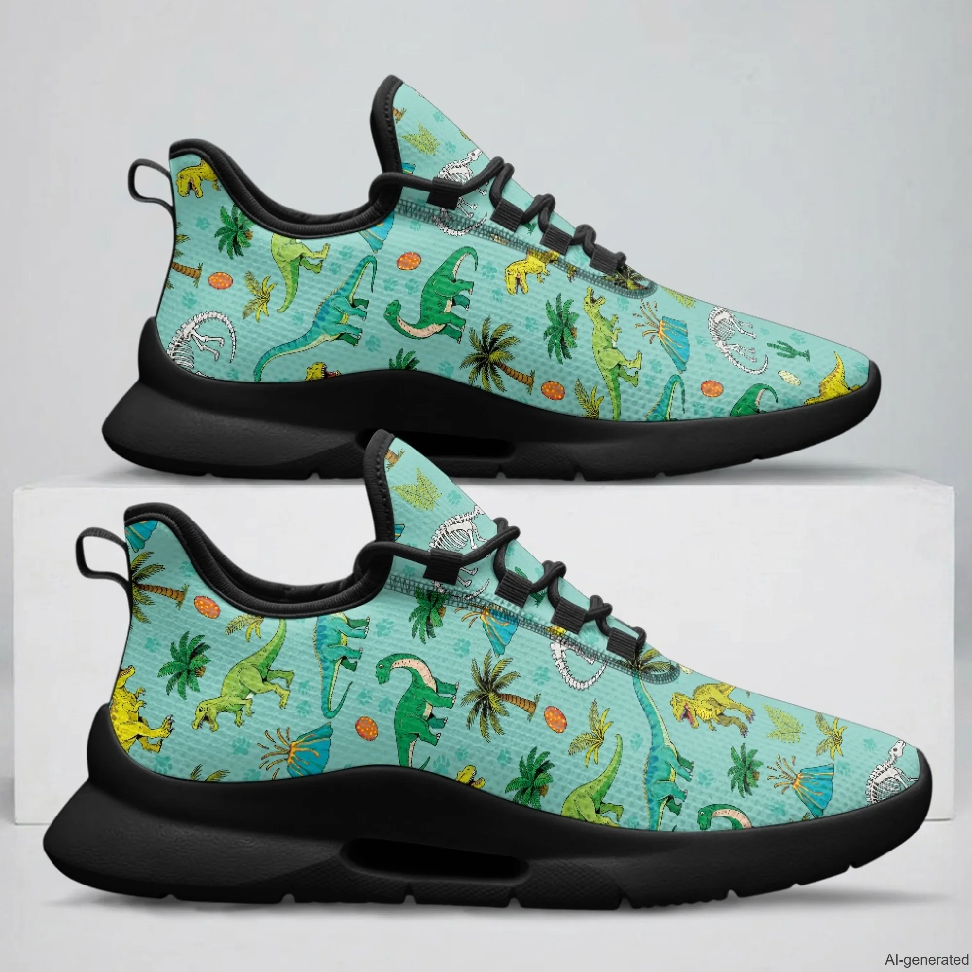 XIXIRIMIDO Male Shoes Sneakers Lace-up Casual Shoes Sports Casual Men Athletic Shoes Sneakers Male Nurse Shoes Dinosaur 35-48