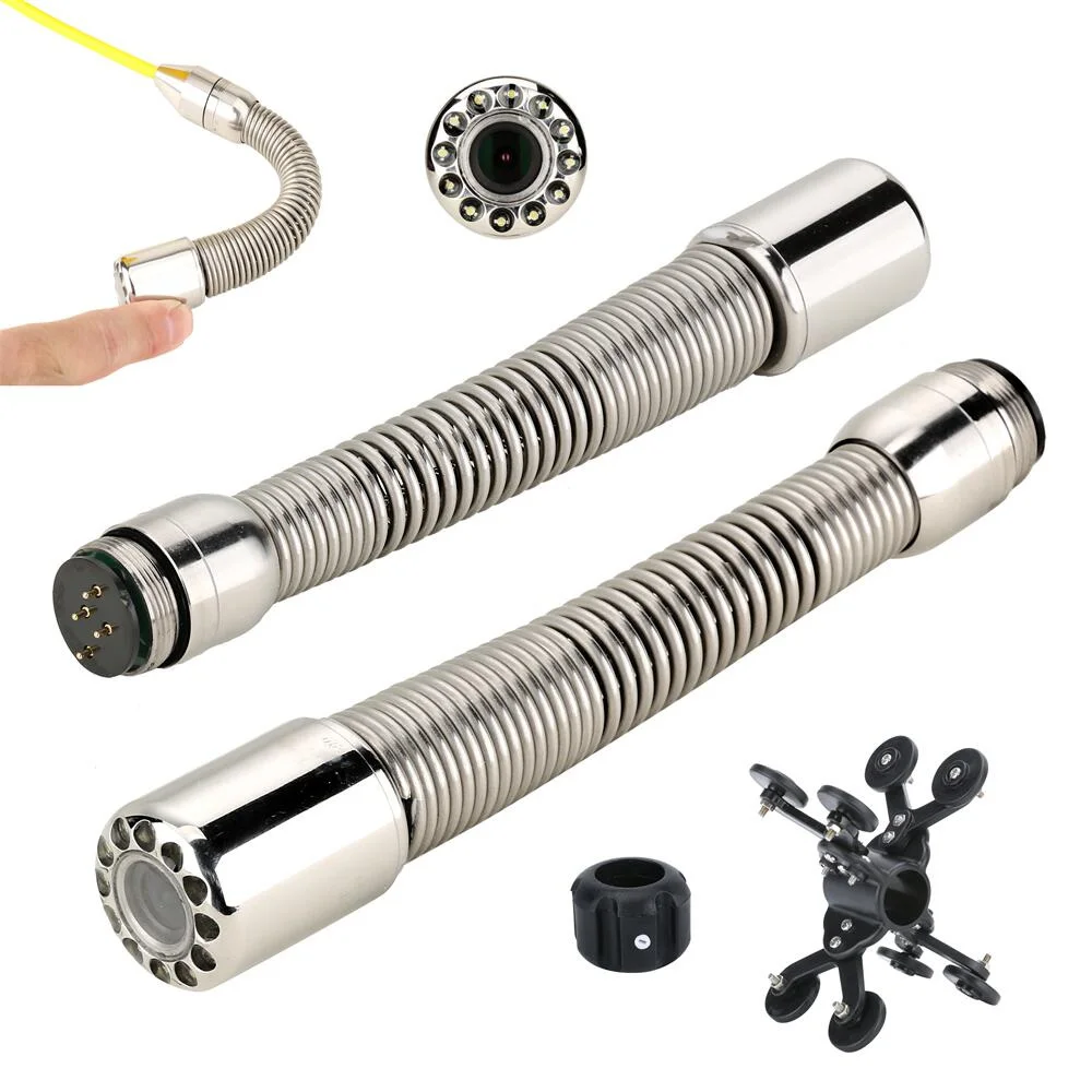 Drain Sewer Pipeline Industrial Endoscope DVR Recording 9 Inch Sewer Pipe Inspection Camera 20/30M Cable with Meter Counter
