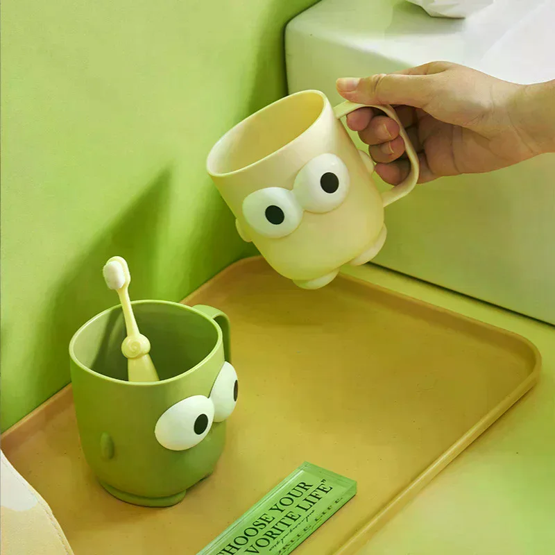 /ACR/Cartoon Toothbrush Holder, Multi-functional Oral Care Cup, Suitable For Student Dormitories And Home Oral Care Sets Cute