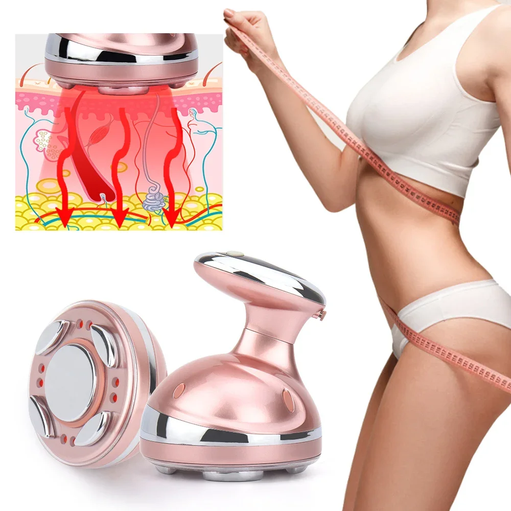 Cavitation Ultrasonic Slimming Massager LED Fat Burner Anti Lipo Lose Weight Vibrating Abdominal Exercise FullBody Tightening