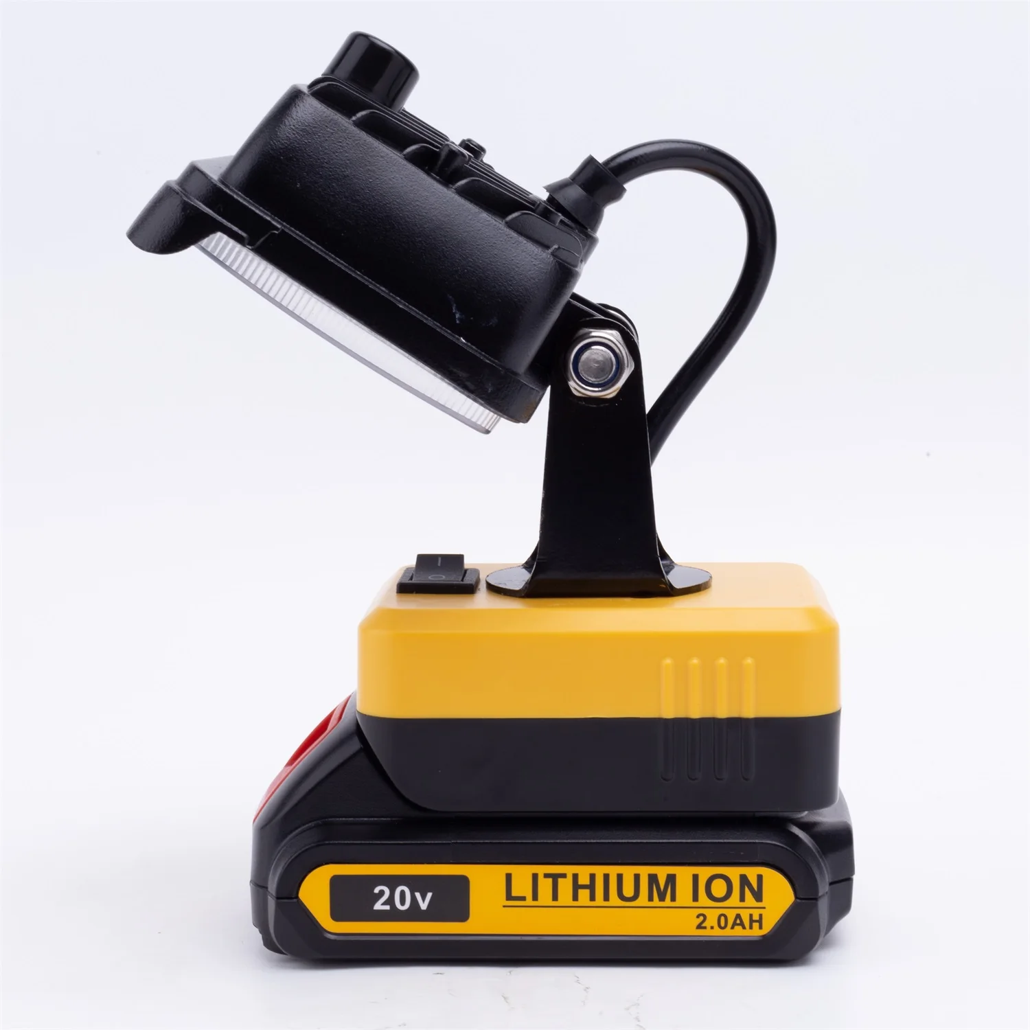 Imagem -04 - Luz de Trabalho Led para Dewalt 18v Bateria de Lítio sem Fio Operado Oficina ao ar Livre Acampamento Pesca Lâmpada Portátil sem Bateria