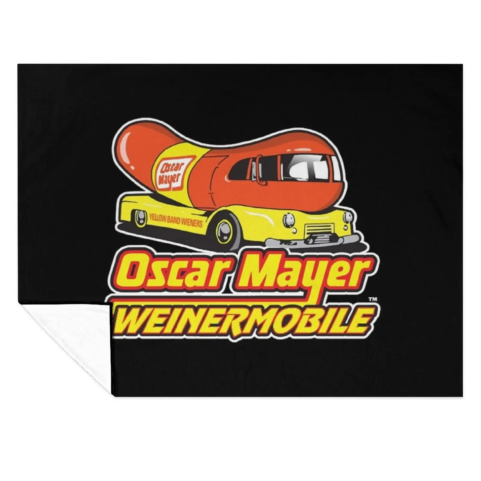 

Oscar Mayer Wienermobile Throw Blanket For Baby Baby Flannels christmas gifts Blankets