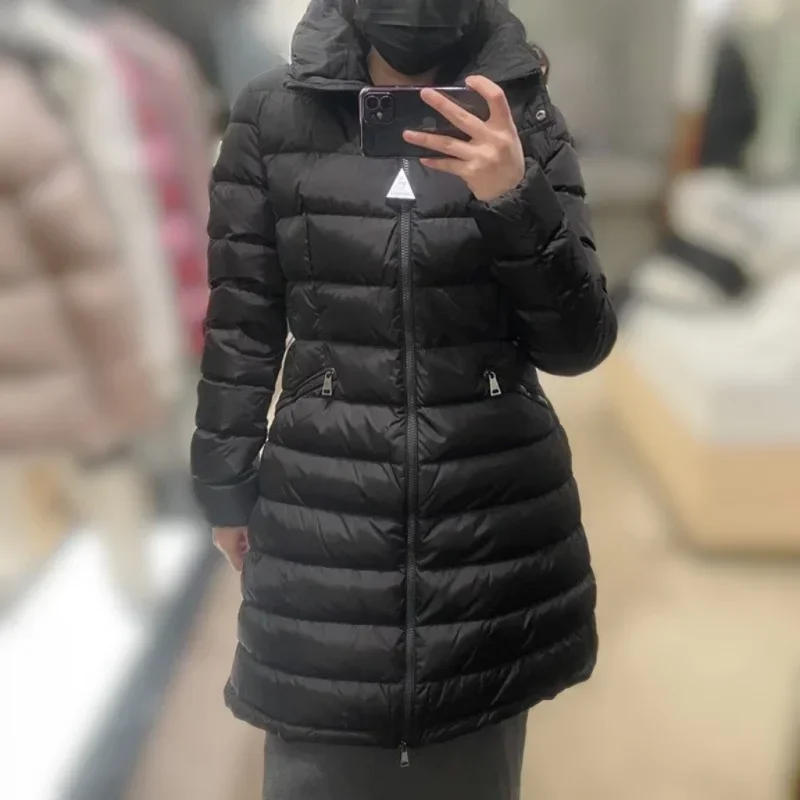 Moncl*r Women's Winter Down Jacket Thick Zipper Best Down Jackets 90 Goose Down Fashion Leisure Winter Coat Female Winter Coats