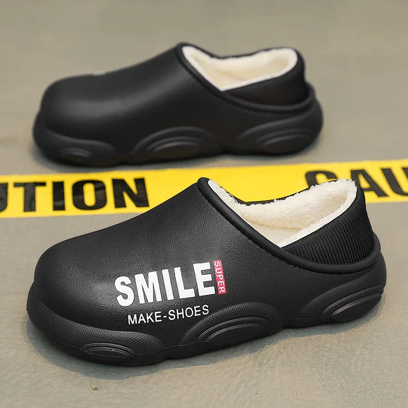 

Winter Eva Men's Slippers Indoor Outdoor Casual Sports Mans Slipper Platform Non-slip Waterproof Fashion Mens Shoe Popular Model