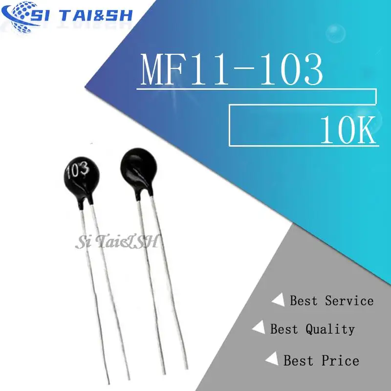 

20pcs Thermistor Resistor NTC MF11-103 10K Thermal Resistor