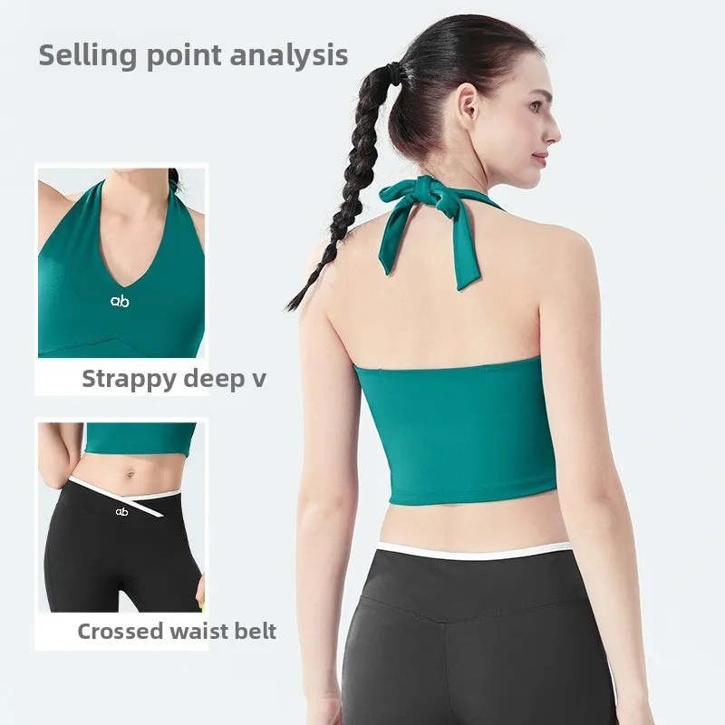 Women High End Deep V Yoga Two Pieces Set Quick Dry Slim Fit Summer Gym Pilates Running Sportswear Women Yoga Sets
