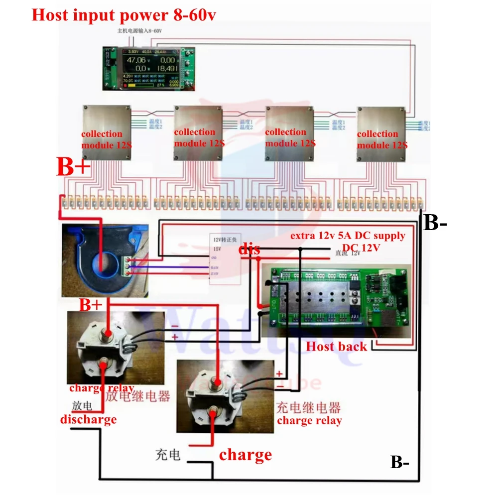 customize 4S 96S BMS system 12S 24S 36S 48S 60S 72S 84S 96S 100A 150A 96V 108V 120V 132V 144V 168V 180V li ion lifepo4 LTO BMS