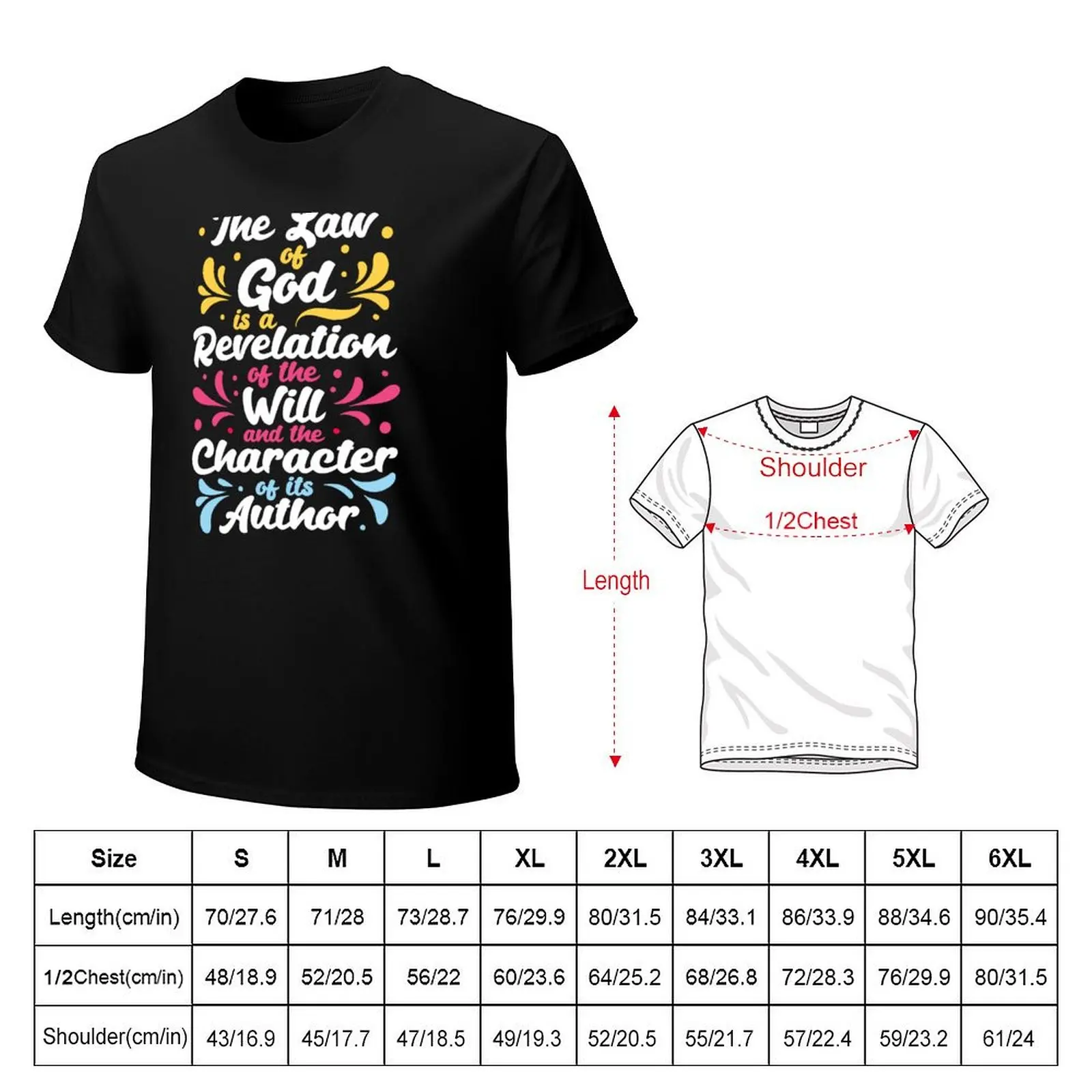Ellen G. White christian quotes about god's law - inspirational message T-Shirt Plus Size Gym Sports T-Shirt