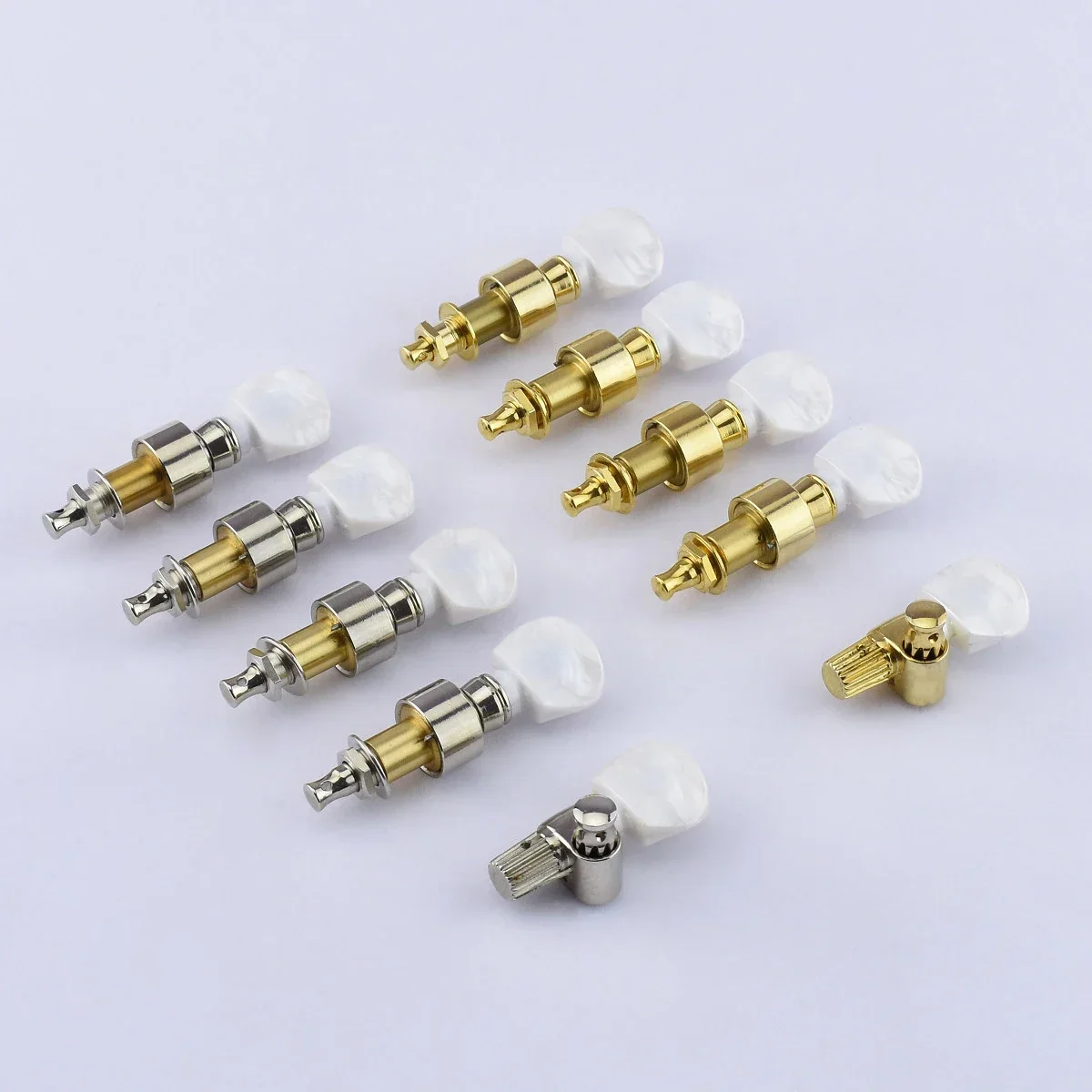 

---Deluxe Banjo Guitar Machine Heads Tuners / Tuning Pegs 【Made in Korea】-Suitable for replacing electric guitar parts