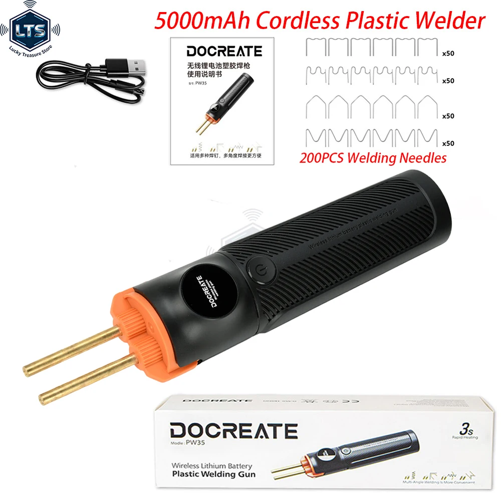 

Портативный беспроводной пистолет для сварки пластика, аппарат для ремонта бамперов автомобилей, набор для ремонта ПВХ, ручной паяльник для пластика