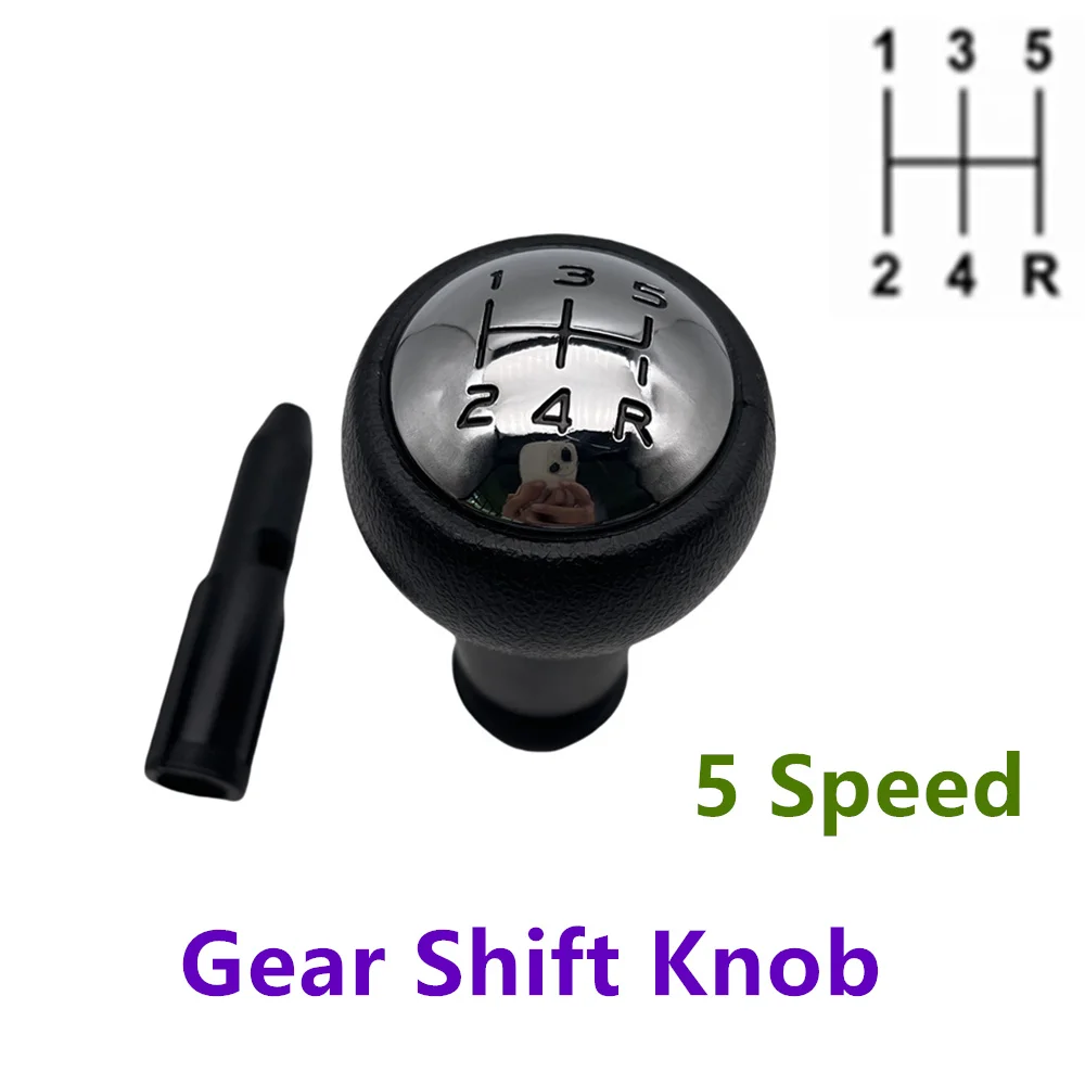 5 Speed Gear Shift Knob For Peugeot 106 107 205 206 306 406 307 308 3008 Citroen Picasso Saxo C1 C2 C4 Pen Ball Car Accessories