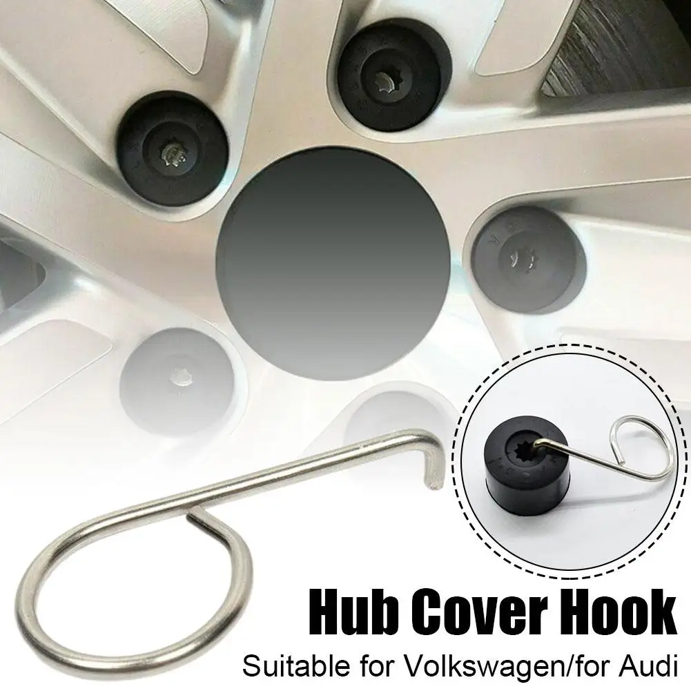 Wheel nut hubcap pull hook for VOLKSWAGEN AUDI A3 A6L A4L Q5 Screw Cap Hub Cover Pull Hook Removal Tool Clip H1I1