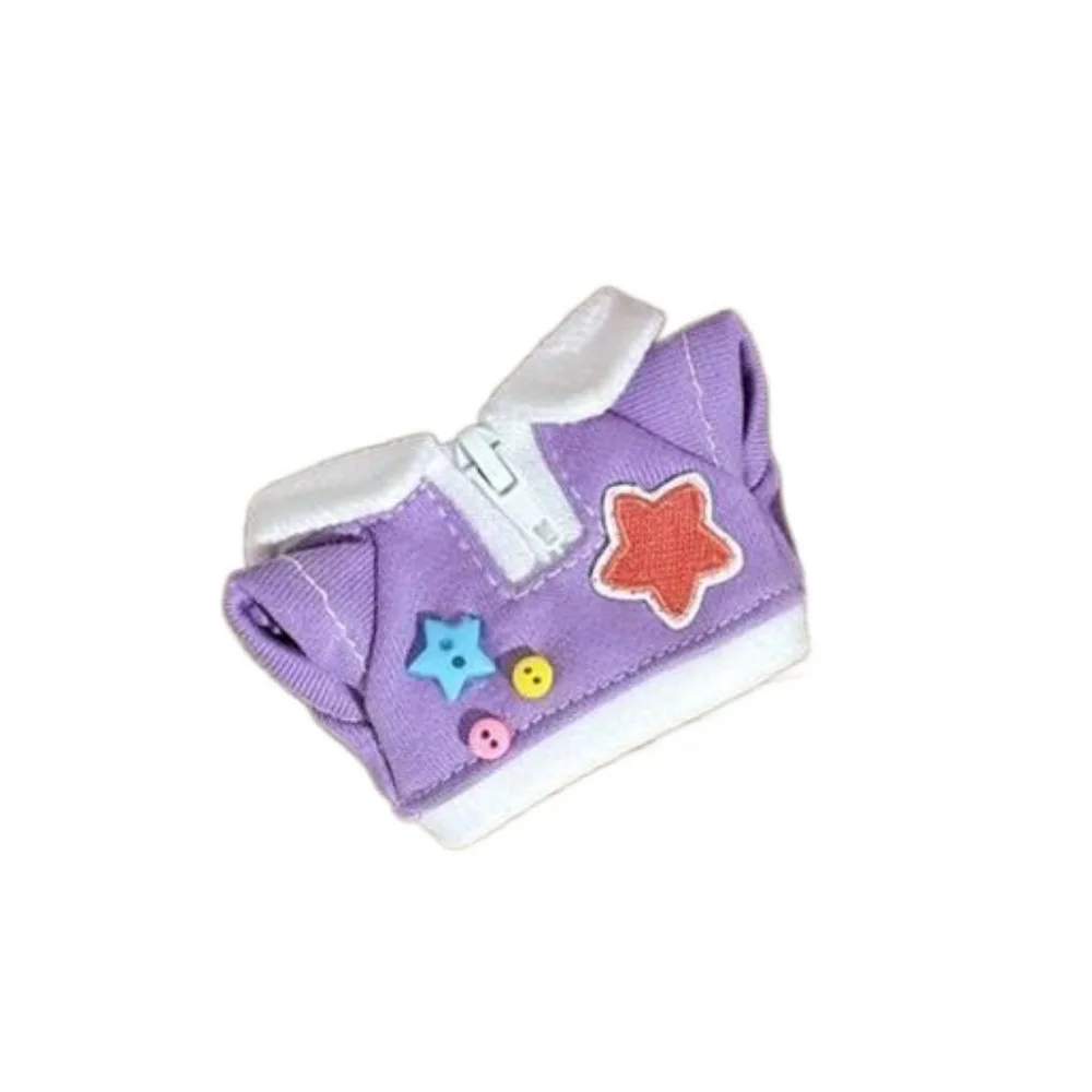 

Hoodie 10cm Cotton Doll Clothes DIY Clothing Dress Up Idol Doll Clothes No Attributes Cat Plush Toy Clothes Toy Accessories