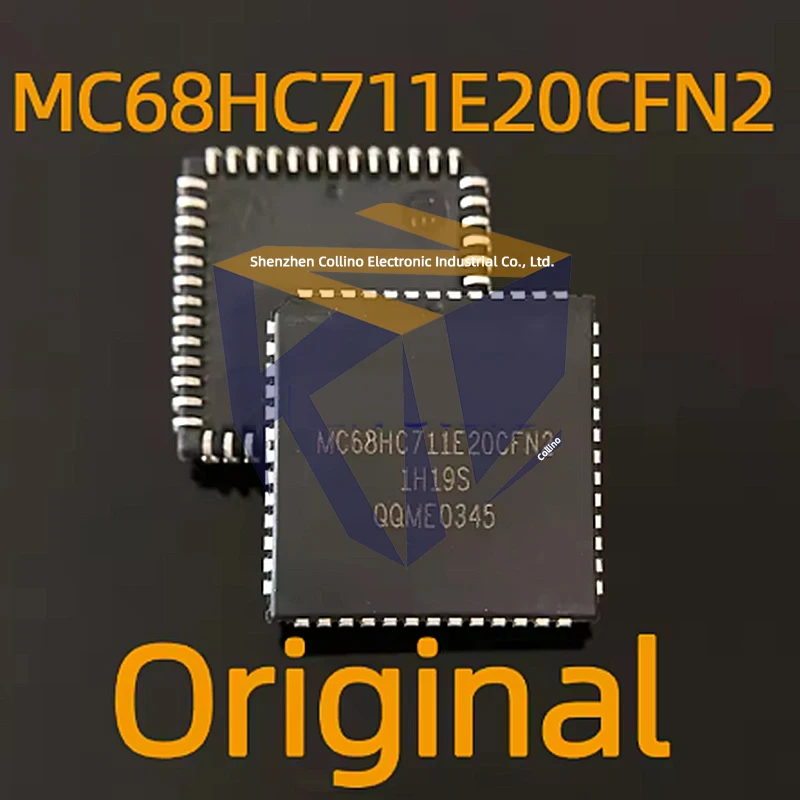 

1pcs MC68HC711E20CFN2 PLCC52 M68HC11E Family 8 Bit Microcontroller Unit MCU original