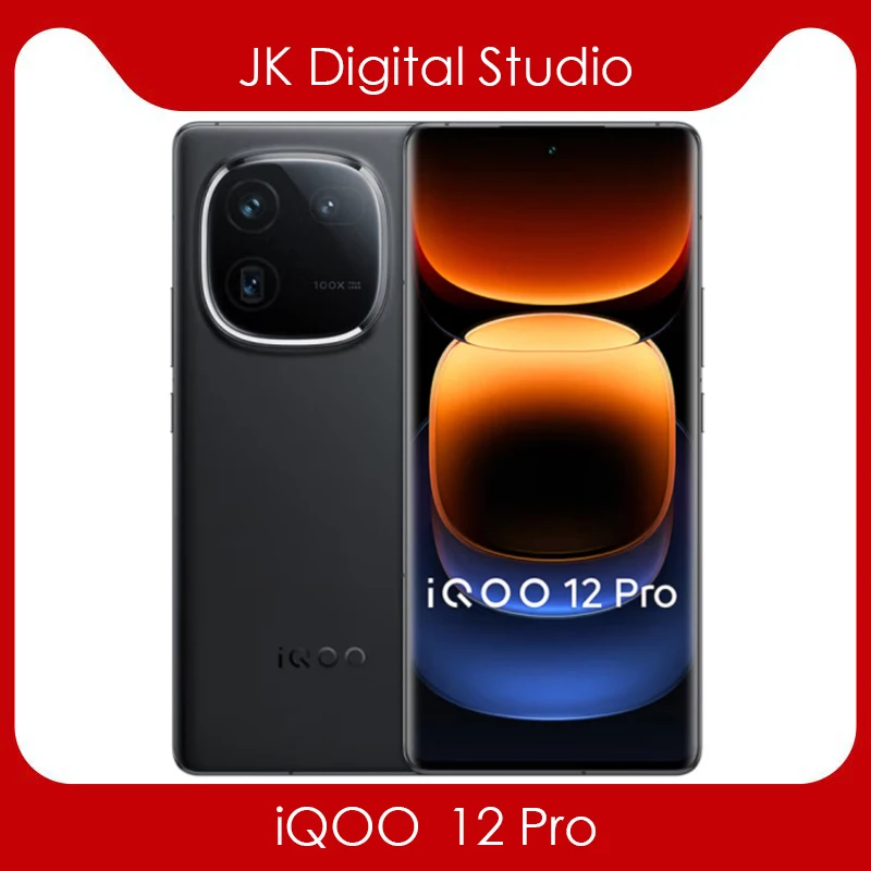 IQOO 12 Pro IQOO12 Pro 5G Mobile Phone Snapdragon8 Gen3 6.78inch  AMOLED 5100Mah 120W Flash Charge 50MP Android 14 OTA NFC